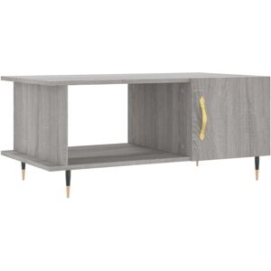 Coffee Table Grey Sonoma 90x50x40 cm Engineered Wood Vidaxl Coffee Table Grey Sonoma 90x50x40 cm Engineered Wood Vidaxl