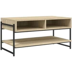 Vidaxl - Coffee Table Sonoma Oak 90x50x45 cm Engineered Wood Vidaxl - Coffee Table Sonoma Oak 90x50x45 cm Engineered Wood
