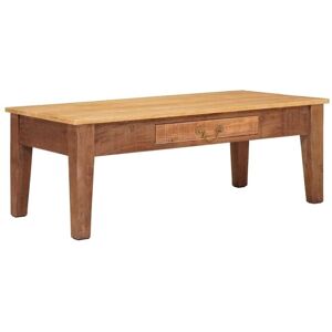Coffee Table Brown 110 x 55 x 40 cm Solid Mango Wood vidaXL Coffee Table Brown 110 x 55 x 40 cm Solid Mango Wood vidaXL