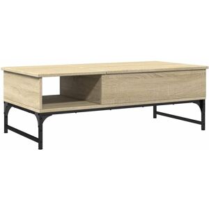 Vidaxl - Coffee Table Sonoma Oak 100x50x35 cm Engineered Wood and Metal Vidaxl - Coffee Table Sonoma Oak 100x50x35 cm Engineered Wood and Metal