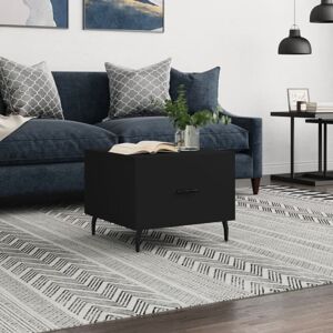 Coffee Table Black 50x50x40 cm Engineered Wood vidaXL Coffee Table Black 50x50x40 cm Engineered Wood vidaXL