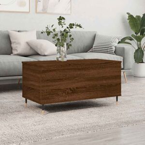 Vidaxl - Coffee Table Brown Oak 90x44.5x45 cm Engineered Wood Vidaxl - Coffee Table Brown Oak 90x44.5x45 cm Engineered Wood