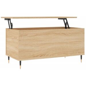 Vidaxl - Coffee Table Sonoma Oak 90x44.5x45 cm Engineered Wood Vidaxl - Coffee Table Sonoma Oak 90x44.5x45 cm Engineered Wood