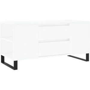 Coffee Table White 102x44.5x50 cm Engineered Wood Vidaxl Coffee Table White 102x44.5x50 cm Engineered Wood Vidaxl