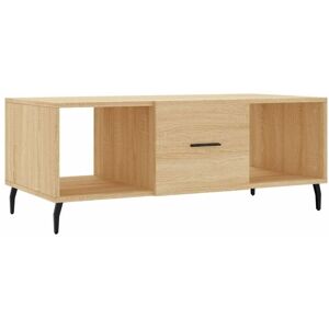 Coffee Table Sonoma Oak 102x50x40 cm Engineered Wood vidaXL Coffee Table Sonoma Oak 102x50x40 cm Engineered Wood vidaXL