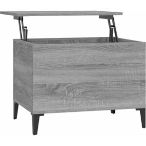 Vidaxl - Coffee Table Grey Sonoma 60x44.5x45 cm Engineered Wood Vidaxl - Coffee Table Grey Sonoma 60x44.5x45 cm Engineered Wood