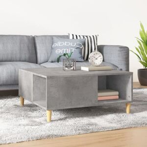 Vidaxl - Coffee Table Concrete Grey 80x80x36.5 cm Engineered Wood Vidaxl - Coffee Table Concrete Grey 80x80x36.5 cm Engineered Wood