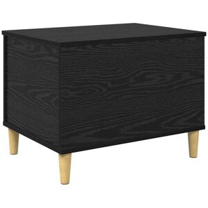Bedside Cabinet Black oak 60 x 44.5 x 45 cm Engineered wood vidaXL Bedside Cabinet Black oak 60 x 44.5 x 45 cm Engineered wood vidaXL