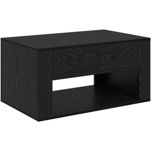 Coffee Table Black Oak 80 x 50 x 40 cm Engineered Wood vidaXL Coffee Table Black Oak 80 x 50 x 40 cm Engineered Wood vidaXL
