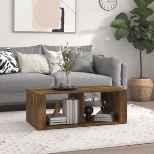 Coffee Table Smoked Oak 100x50x36 cm Engineered Wood vidaXL Coffee Table Smoked Oak 100x50x36 cm Engineered Wood vidaXL