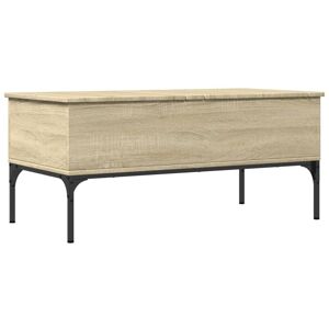 Vidaxl - Coffee Table Sonoma Oak 100x50x45 cm Engineered Wood and Metal Vidaxl - Coffee Table Sonoma Oak 100x50x45 cm Engineered Wood and Metal