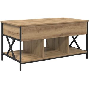 Coffee Table Artisan oak 100 x 55 x 50 cm Engineered wood vidaXL Coffee Table Artisan oak 100 x 55 x 50 cm Engineered wood vidaXL