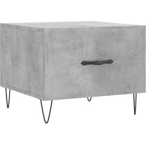 vidaXL Grey Concrete Coffee Table with Storage - Coffee Table vidaXL Grey Concrete Coffee Table with Storage - Coffee Table