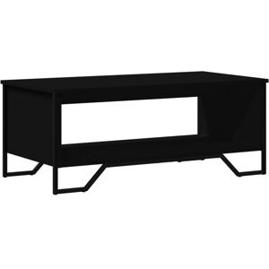 Vidaxl - Coffee Table Black 100x51x40 cm Engineered Wood Vidaxl - Coffee Table Black 100x51x40 cm Engineered Wood
