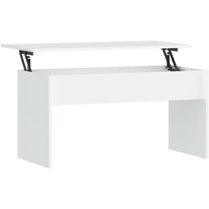 vidaXL White Coffee Table 102x50.5x52.5 cm with Lift-Top Door vidaXL White Coffee Table 102x50.5x52.5 cm with Lift-Top Door