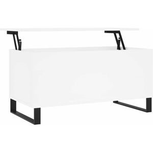 Vidaxl - Coffee Table White 90x44.5x45 cm Engineered Wood Vidaxl - Coffee Table White 90x44.5x45 cm Engineered Wood