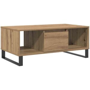 Coffee Table Artisan Oak 90x50x36.5 cm Engineered Wood vidaXL Coffee Table Artisan Oak 90x50x36.5 cm Engineered Wood vidaXL