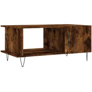 Coffee Table Smoked Oak 90x50x40 cm Engineered Wood vidaXL Coffee Table Smoked Oak 90x50x40 cm Engineered Wood vidaXL