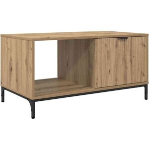Coffee Table Artisan oak 90 x 49 x 46 cm Engineered wood vidaXL Coffee Table Artisan oak 90 x 49 x 46 cm Engineered wood vidaXL