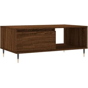 Vidaxl - Coffee Table Brown Oak 90x50x36.5 cm Engineered Wood Vidaxl - Coffee Table Brown Oak 90x50x36.5 cm Engineered Wood