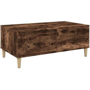 vidaXL Coffee Table Smoked Oak - 90x50x36.5 cm - Coffee Table vidaXL Coffee Table Smoked Oak - 90x50x36.5 cm - Coffee Table