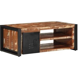 Coffee Table Multicolour 90x50x36 cm Solid Wood Reclaimed vidaXL Coffee Table Multicolour 90x50x36 cm Solid Wood Reclaimed vidaXL