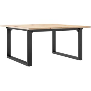 vidaXL Coffee Table 90x90x45cm - Rustic Pine & Steel vidaXL Coffee Table 90x90x45cm - Rustic Pine & Steel
