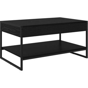 Coffee Table Black Oak 80 x 50 x 40 cm Engineered Wood vidaXL Coffee Table Black Oak 80 x 50 x 40 cm Engineered Wood vidaXL