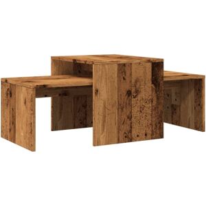 Vidaxl - Coffee Table Old Wood 100x48x40 cm Engineered Wood Vidaxl - Coffee Table Old Wood 100x48x40 cm Engineered Wood