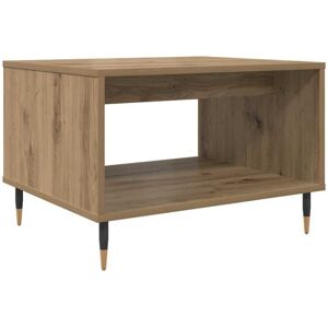 Coffee Table Artisan oak 60 x 50 x 40 cm Engineered wood Vidaxl Coffee Table Artisan oak 60 x 50 x 40 cm Engineered wood Vidaxl