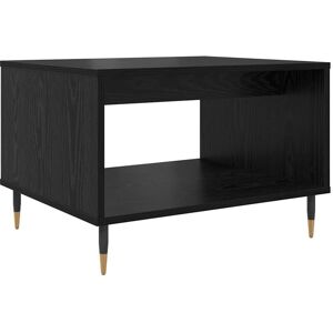 Coffee Table Black oak 60 x 50 x 40 cm Engineered wood Vidaxl Coffee Table Black oak 60 x 50 x 40 cm Engineered wood Vidaxl