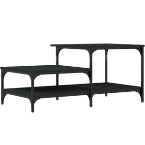 Coffee Table Black 100x50.5x45 cm Engineered Wood Vidaxl Coffee Table Black 100x50.5x45 cm Engineered Wood Vidaxl