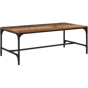 Coffee Table Old Wood 100 x 50 x 35 cm Engineered Wood vidaXL Coffee Table Old Wood 100 x 50 x 35 cm Engineered Wood vidaXL
