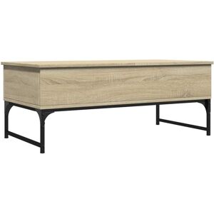 Vidaxl - Coffee Table Sonoma Oak 100x50x40 cm Engineered Wood and Metal Vidaxl - Coffee Table Sonoma Oak 100x50x40 cm Engineered Wood and Metal
