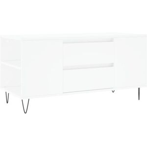 Coffee Table White 102x44.5x50 cm Engineered Wood Vidaxl Coffee Table White 102x44.5x50 cm Engineered Wood Vidaxl