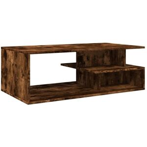 Coffee Table Smoked Oak 102x55x35 cm Engineered Wood Vidaxl Coffee Table Smoked Oak 102x55x35 cm Engineered Wood Vidaxl