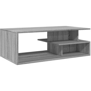 Coffee Table Grey Sonoma 102x55x35 cm Engineered Wood Vidaxl Coffee Table Grey Sonoma 102x55x35 cm Engineered Wood Vidaxl