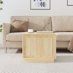 Coffee Table Sonoma Oak 51x50x44 cm Engineered Wood Vidaxl Coffee Table Sonoma Oak 51x50x44 cm Engineered Wood Vidaxl