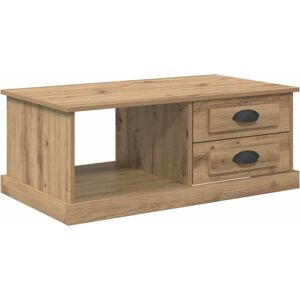 Coffee Table Artisan Oak 90 x 50 x 35 cm Engineered Wood vidaXL Coffee Table Artisan Oak 90 x 50 x 35 cm Engineered Wood vidaXL