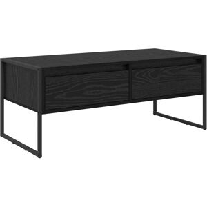 Coffee Table Black Oak 100 x 46 x 40 cm Engineered Wood vidaXL Coffee Table Black Oak 100 x 46 x 40 cm Engineered Wood vidaXL