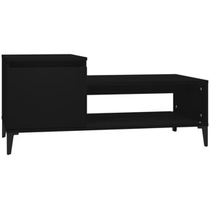 Coffee Table Black 100x50x45 cm Engineered Wood Vidaxl Coffee Table Black 100x50x45 cm Engineered Wood Vidaxl