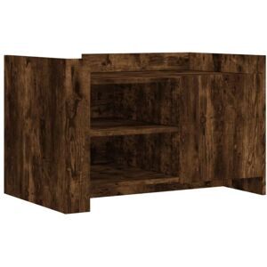 Vidaxl - Coffee Table Smoked Oak 80x50x50 cm Engineered Wood Vidaxl - Coffee Table Smoked Oak 80x50x50 cm Engineered Wood