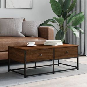 Vidaxl - Coffee Table Brown Oak 100x51x40 cm Engineered Wood Vidaxl - Coffee Table Brown Oak 100x51x40 cm Engineered Wood