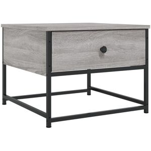 Coffee Table Grey Sonoma 51x51x40 cm Engineered Wood Vidaxl Coffee Table Grey Sonoma 51x51x40 cm Engineered Wood Vidaxl