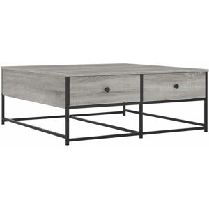 Coffee Table Grey Sonoma 100x99x40 cm Engineered Wood Vidaxl Coffee Table Grey Sonoma 100x99x40 cm Engineered Wood Vidaxl