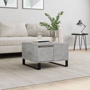 Vidaxl - Coffee Table Concrete Grey 55x55x36.5 cm Engineered Wood Vidaxl - Coffee Table Concrete Grey 55x55x36.5 cm Engineered Wood