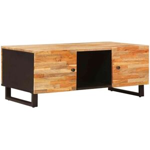 Coffee Table Brown 100 x 54 x 40 cm Solid Mango Wood vidaXL Coffee Table Brown 100 x 54 x 40 cm Solid Mango Wood vidaXL