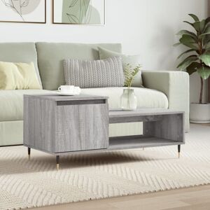 Coffee Table Grey Sonoma 100x50x45 cm Engineered Wood Vidaxl Coffee Table Grey Sonoma 100x50x45 cm Engineered Wood Vidaxl