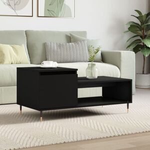 Coffee Table Black 100x50x45 cm Engineered Wood Vidaxl Coffee Table Black 100x50x45 cm Engineered Wood Vidaxl