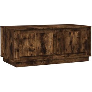 Coffee Table Smoked Oak 102x50x44 cm Engineered Wood Vidaxl Coffee Table Smoked Oak 102x50x44 cm Engineered Wood Vidaxl